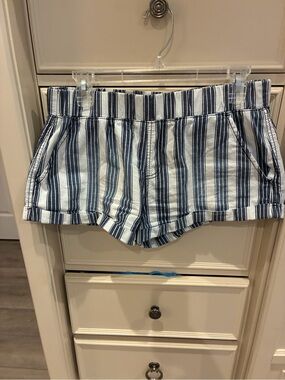 Rewash Navy and White Striped Women’s Shorts